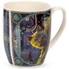 Puckator - Tazza da Tè in Porcellana 300ml - Rusty Cauldron Cat - Gatti, Lisa Parker