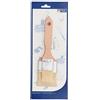 thermohauser Set di pennelli in legno, 2 pezzi, setole naturali, larghezza 4 e 6 cm, colore naturale
