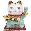 lachineuse Gatto della Felicità e della Felicità - La Giapponese Maneki Neko - Blu - Salvadanaio - Oggetto Decorativo - Idea Regalo Giappone Asia, 0,3 kg
