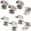 AERZETIX - C70425 - Kit di accessori, pastiglie freno a disco - compatibile con numeri OE 5K0698231