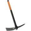 Fiskars Piccone forgiato con un'estremità a punta e una a taglio, Lunghezza: 90 cm, Peso: 3 kg, Testa in acciaio al carbonio forgiato/Manico resistente in fibra di vetro, Nero/Arancione, 1002209