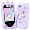 Luoba Smart Phone per bambini per ragazze, regali di Natale per bambine di età compresa tra i 3 e i 10 anni, telefono cellulare per bambini, schermo touchscreen da 2,8 pollici, telefono giocattolo