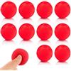 FaJoek Palline di Spugna Magiche, FaJoek 10pcs 4.5cm Rosse Sponge Palline, Sfere di Spugna Magiche, Finger Sponge Ball, Palla di Spugna Magica, Magici Morbido Rosso Spugna Palla