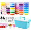 Yiyifor Argilla da Modellare,Yiyifor 36 Colori das Pasta Modellabile,Plastilina per Bambini,DIY Craft Clay Set,Plastilina Regalo Giochi,Regalo per Ragazzi e Ragazze Dai 3 ai 12 Anni