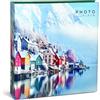 Lombardi Fotografo Album portafoto a Tasche per 200 Foto 13x19 con memo, interni bianchi, misure album 27x28,5CM. (001)