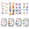 ZHYUAN 2000 Blatt 4 Bände Adesivi di Animali Marini,Adesivi Animali Rotondi,Animale Rotolo Adesivi,Adesivi a forma di farfalla,Stickers Animali Marini,Adesivi Motivazionali Scuola,Adesivi Animali