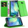 Cadorabo Custodia Libro per Samsung Galaxy A5 2016 in VERDE MENTA - con Vani di Carte, Funzione Stand e Chiusura Magnetica - Portafoglio Cover Case Wallet Book Etui Protezione