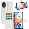 Cover A Libro Per OPPO A38 4G - Custodia Portafoglio In Pelle Con Supporto E Slot Per Carte - Nero