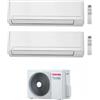 Toshiba Condizionatore Climatizzatore Toshiba Dual Split Inverter R-32 Modello Seiya Classic 7000+10000 BTU Con RAS-2M14G3AVG-E Wi-Fi Optional