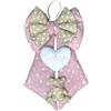 Generic Coccarda nascita bimba tema luna e stelle - fiocco nascita bambina bambino con orsetto - Tema della coccarda nascita orsetto - Fiocco nascita bimbo bimba rosa/azzurro luna e stelle + beige con stelle