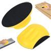 LiYiJiKeJi 2 Pz Blocco di Levigatura Manuale, 125mm Blocco Levigatura Manuale, Blocco per Levigatura a Mano, Blocco Abrasivo Manuale, Blocchi Abrasiv Blocco Abrasivo Rotondo e Mouse per Dischi Abrasivi
