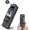 QZT Telecamera,Body Cam Polizia Videocamera e Audio 1080P Piccola Body Camera Personale con Foto, Rilevamento del Movimento, Visione Notturna, Telecamera Dash Cam per Sicurezza, Corsa