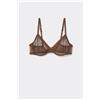 Tezenis Reggiseno Balconcino Paris Essential Tulle Donna Marrone