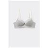 Tezenis Reggiseno Push-up Imbottito Berlin Delicate Touch Donna Grigio