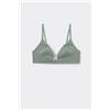 Tezenis Reggiseno Triangolo Lisbon Pointelle Fantasy Donna Verde