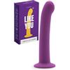 MySecretCase Dildo Silicone Con Ventosa 15 cm - Pene Finto Piccolo in Gomma per Strapon, Dildi Di Gomma Strap on, Dildi Falli In Silicone, Fallo Silicone Morbido, Anal Dildo Sextoys Pene Finto (Viola)