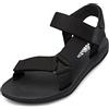Camper Match K100539, Sandali con cinturino a T Uomo, Nero 001, 45 EU