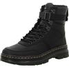 Dr. Martens Combs, Anfibi Unisex-Adulto, Black Wyoming & Black Pu Polyurethane, 44 EU