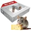 AXELMA® Trappola per Topi Vivi Multi-Cattura - Cattura i Topi senza Ucciderli, Efficace, in Metallo, Sicura per Bambini e Animali, Riutilizzabile, Ecologica per Spazi Interni ed Esterni