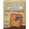Mulino Bianco Fette Biscottate Integrali, Spesse, Croccanti e Friabili, Senza Olio di Palma, Colazione Ricca di Fibre e Gusto, 315 g (Confezione da 6)