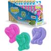 INKEE Mini Pack Galupy Unicorn, display da 10 set di 3 bombe da bagno per bambini con le forme dei loro unicorni Galupy e aroma di gomma da masticare, divertimento assicurato