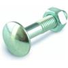 UNGROL Suki Japy 6112011 bulloni a testa tonda quadrata collare/Trcc/acciaio zincato m 5 x 40, confezione da 50