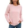 Dasongff Maglione da donna chic a buon mercato - Maglione da donna Mohair - Maglione a maniche lunghe in maglia all'uncinetto, Pullover da donna invernale, felpa leggera con stampa 3D, Rosa, S
