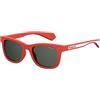 Polaroid pld 8031/s, Occhiali da Sole Unisex - Bambini, rosso, 46