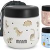 mnam Porta Pappa Termico Neonati 400ml - Termos Pappa - Contenitore Termico per Alimenti Caldi Pasta - Thermo Cibo Bambini - Svezzamento Portapappa Neonato - Food Thermy