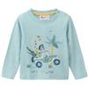People Wear Organic Maglietta lunga baby in cotone bio Jeep - col. menta