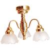 Lampadario per casa delle bambole Mini lampada in miniatura per cucina