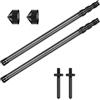 DOBEN Lot de 2 Poteaux De Tente Télescopiques En Fibre De Carbone - 1.7m/2.1m/2.4m/2.7m/3m - Réglables - En Fibre De Carbone - Ultra Légers Et Ultra Solides - Pour Le Camping Tente, Taps ou voile d'ombrage