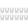 Guzzini - Gocce, Set 6 Bicchieri in Vetro Everyday, 250 ml, Trasparente (Confezione da 2)