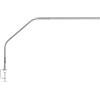 daylight Lampada da tavolo Slimline 4™ LED in acciaio spazzolato - luce 6.000 K, 3.200 lux, 4 livelli, porta USB-C, diffusore antiabbagliamento, design flessibile, per arte, cucito, saloni unghie