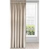Eurofirany Velvet Super Soft Curtain with Tape Top - 1 Panel, Room Darkening Window Treartment, Drapes for Bedroom, Kitchen, Living Room, 140x270 cm, Beige