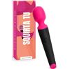 MySecretCase Vibratoreper Donna Professionale - Massaggiatore Magic Wand per Donne, Vibratore Massaggio Muscolare, Sextoys Morbido Per Clitoride, Vibratoriper Clotoride per Coppia (Viola) (Fucsia)