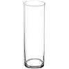 Pandecor Vaso Cilindro portacandele - portafiori in Vetro Trasparente d. 10 cm h. 40 cm