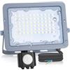 Aigostar - Faretto LED ultrasottile con sensore di movimento,50W, luce blanco frío 6500K, impermeabile IP65. lampada esterno brillante 4500lm per giardini, patii, garage o strade di accesso