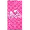 Barbie Telo Mare Bambini 70x140 CM 100% Microfibra Poliestere Rosa
