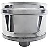 MBM Canna fumaria parete doppia coibentata inox tappo raccogli condensa dn 80/130