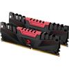 PNY Kit di Memorie RAM DIMM XLR8 Gaming DDR4 3200 MHz 16GB (2x8GB), Rosso