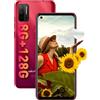 Ulefone Android 11 Smartphone Offerta, NOTE 11P 4G Cellulare, Helio P60 Octa-core 8GB+128GB, DUAL SIM+Dedicata SD Estensione 2TB, Fotocamera Quattro 48MP, Impronta Digitale,Schermo HD+ 6,55'',Rosso