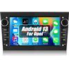 CAMECHO [1+32G]CAMECHO Android 13 Autoradio per Opel Corsa d/Astra h/Zafira b/Meriva,7 Pollici HD TouchScreen Schermo Navigatore con Mirror Link WiFi RDS FM USB Bluetooth Comandi al Volante(Nero)