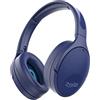 233621 Cuffie Cancellazione Rumore Attiva 100 Ore di Riproduzione Auricolare Bluetooth Wireless con Archetto,Suono HIFI,Cuffiette Over Ear Leggero per Viaggi e Uso Quotidiano (Blu)