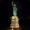 Briksmax Kit di Illuminazione a Led Per Architecture Statua della Libertà, Compatibile con il Modello Lego 21042 Mattoncini da Costruzioni - Non Include il Set Lego