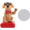 Tiiyee Figura Solare Oscillante, Decorazioni Cruscotto Auto Figura di Alimentato a Energia Solare Cane Cartoni Braccio Ondeggiante Swing Animati Ornamento Animale Che Scuotono Testa Ornamenti Tipo 1