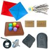 BJPERFMS Set di Giochi Tradizionali Coreani, 5 Pezzi Gonggi Coreano Game, Gongi Gioco Tradizionale Coreano, Competizioni Amichevoli e Giochi da Viaggio per Adulti Famiglia