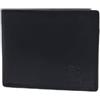COVERI COLLECTION Mini Portafoglio Uomo in Vera Pelle completo con Portamonete Portadocumenti e Carte di Credito. Scatola Regalo Marchio Enrico Coveri ART. 760-44 Dimensioni 11 X 9 X 2 cm (NERO C)
