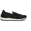 ENVAL Mocassino donna nero in suede