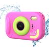 Ukuu Macchina Fotografica Bambini 20MP HD - Impermeabile 10m con Schermo 2.4, SD 32GB - Perfetta per Spiaggia, Piscina e Sport Acquatici per Bambini 3-12 anni (Rosa)